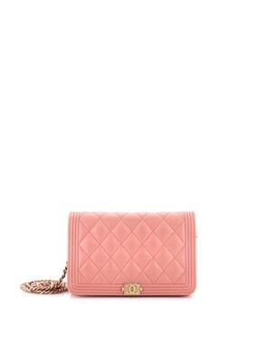 Chanel Boy Wallet On Chain Quilted #327419C12B